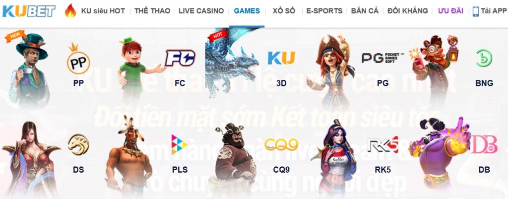 Trải nghiệm sự hấp dẫn của danh mục trò chơi 3D tại Kubet11, với đồ họa sống động và lối chơi cuốn hút từ các nền tảng hàng đầu như FC, PG và CQ9